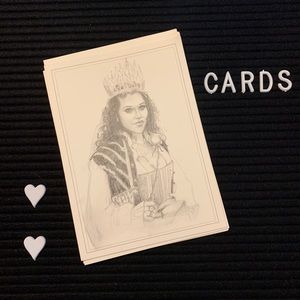 Renaissance Hand Drawn Cards